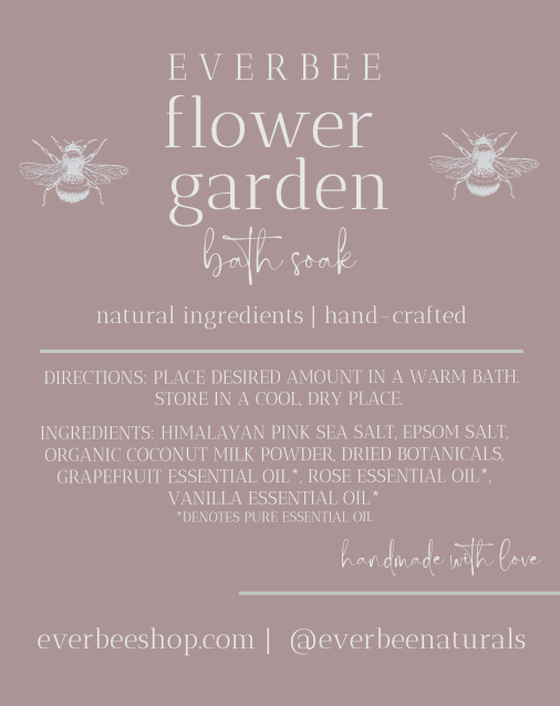Flower Garden Bath Soak